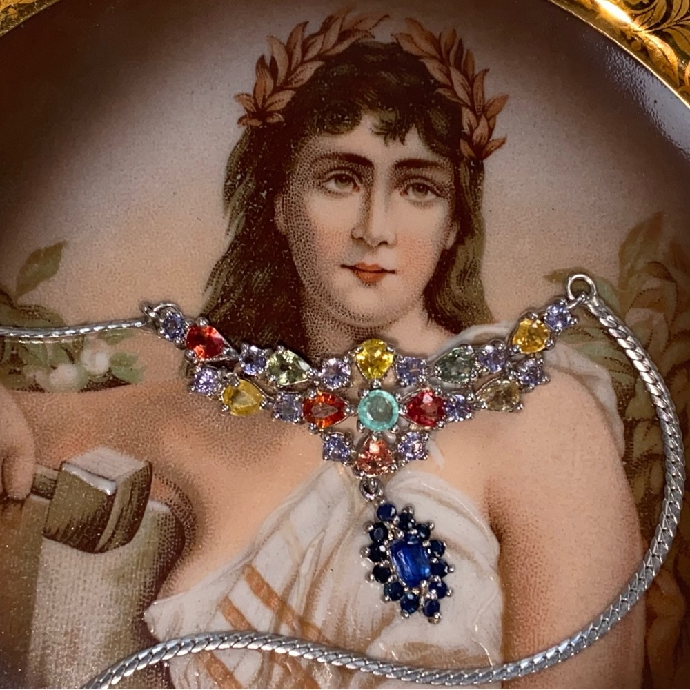 Regal Gemstone Necklace